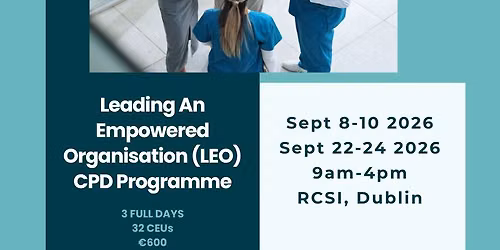Leading An Empowered Organisation (LEO) CPD Programme