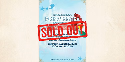 Under The Sea Princess Tea at The Flower Farm