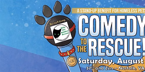 Billy the Kidden Rescue presents Comedy to the Rescue
