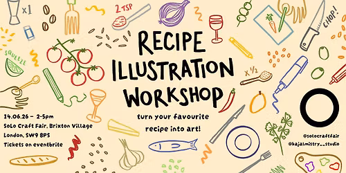 Recipe Illustration Workshop - Brixton Village