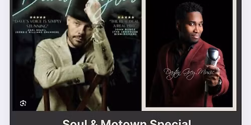Soul & Motown Special featuring Dave Taylor & Dayton Grey plus DJ Kenny G
