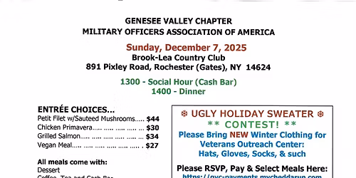 GVC MOAA Holiday Event