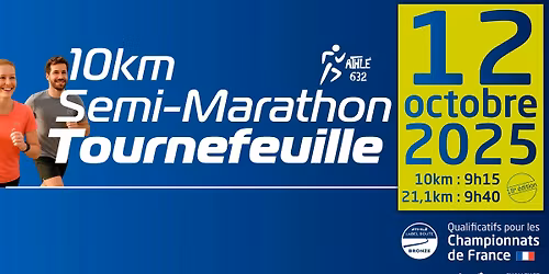 10km et Semi-Marathon de Tournefeuille 2025 (COMPLET)