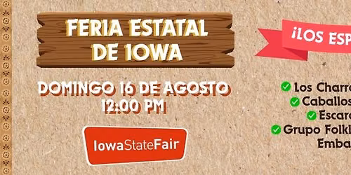 Los Charros en la Feria Estatal de Iowa