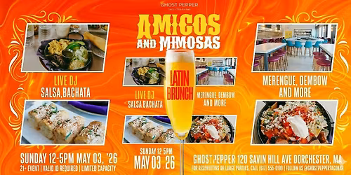 AMIGOS & MIMOSA: Latin brunch theme @ Ghost Pepper Tacos & Tequila Bar