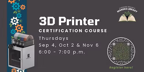 3D Printer Certification Course