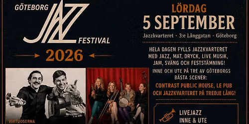 G\u00d6TEBORG JAZZ FESTIVAL 2026