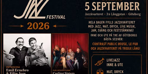 G\u00d6TEBORG JAZZ FESTIVAL 2026