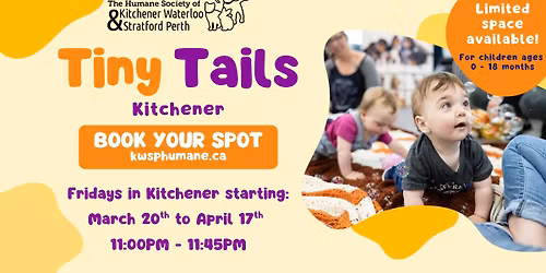 Tiny Tails @ the KW Humane Society (4 Week Program)