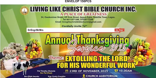 Thanksgiving service