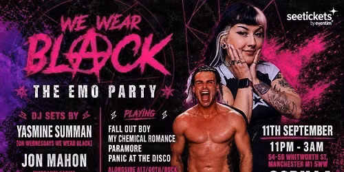 WE WEAR BLACK: THE EMO CLUB NIGHT