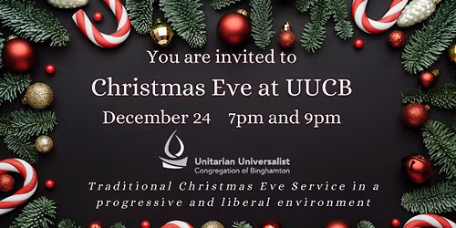 Christmas Eve at UUCB 7pm and 9pm
