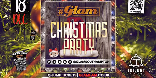 Glam Thursdays | \ud83c\udf84 CHRISTMAS PARTY \ud83c\udf84 | Southampton's Best Student Night \ud83d\ude3b