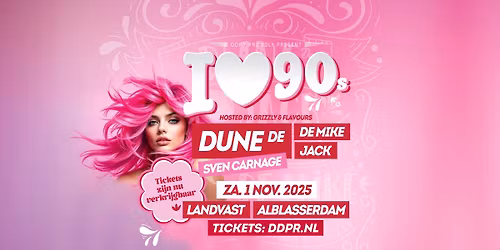 I Love 90s 2025 | 1 Nov. 2025 | Landvast, Alblasserdam