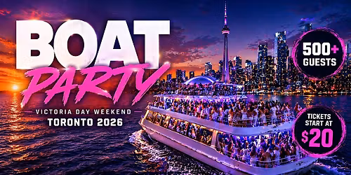 BOAT PARTY TORONTO 2026