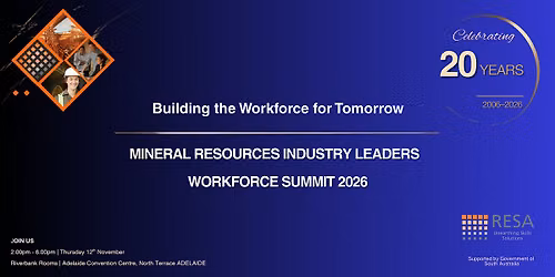 Mineral Resources Industry Leaders Workforce Summit 2026