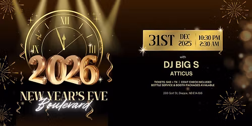 NYE 2026 at Boulevard