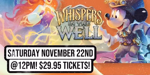 Lorcana Whispers in the Well Prerelease at Digital Heroes!