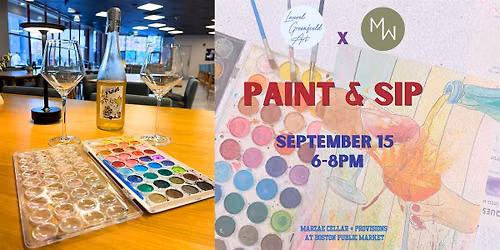 Paint & Sip with Marzae Cellar + Provisions