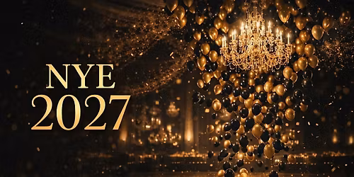 Black & Gold New Year's Eve Ball