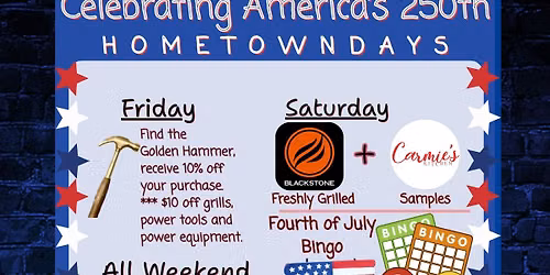 M&D Supply Rosenberg's July 4th Weekend Celebration
