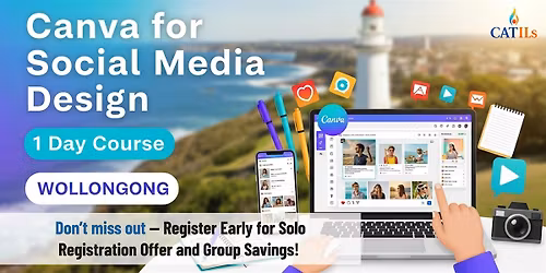 Canva for Social Media Design \u2013 1 Day Course in Wollongong