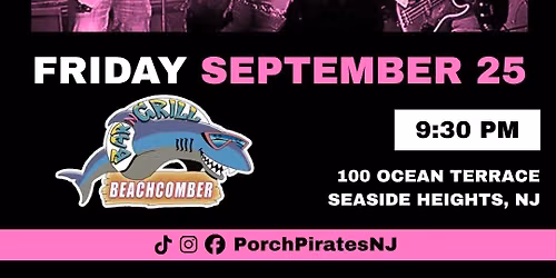 PORCH PIRATES AT BEACHCOMBER