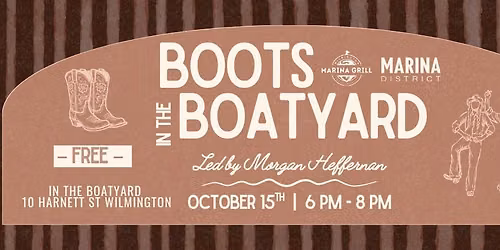 Boots in The Boayard w\/ Morgan Hefferman (FREE EVENT)