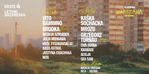 ERSTE LETNIE BRZMIENIA 2026 \/ WARSZAWA \/ 7-8.08