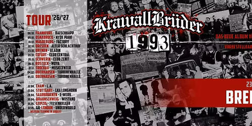 KrawallBr\u00fcder \/\/ "1993" Tour \/\/ Bremen Aladin