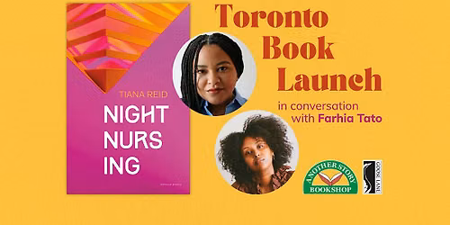 Tiana Reid Toronto book launch "Nightnursing"