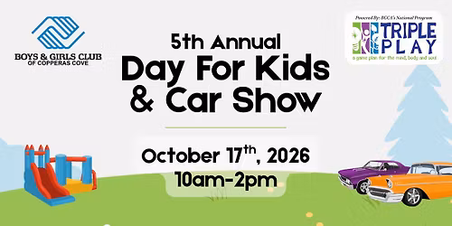 5th Annual Day for Kids Car Show