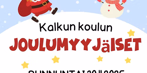 Kalkun koulun joulumyyjäiset