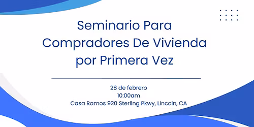 Seminario Para Compradores De Vivienda por Primera Vez
