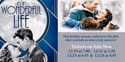 It\u2019s a Wonderful Life Showings!