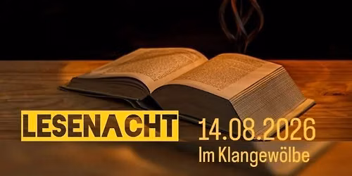Lesenacht im Klangew\u00f6lbe
