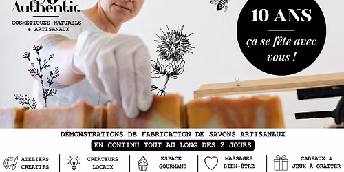\ud83c\udf89 Les 10 ans de So Authentic \u2013 Un week-end \u00e0 vivre en famille !
