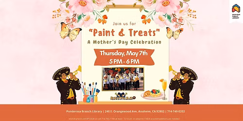 Paint and Treats: A Mother's Day Celebration at Ponderosa Joint-Use Branch