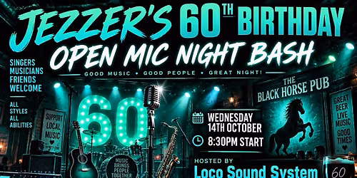 Jerry Vaughan's 60th Open Mic Night Bash