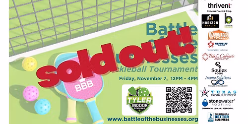 Battle of the Businesses pickleball tournament!