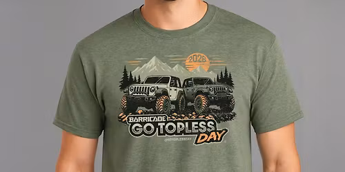 J.E.E.P. Go Topless Day T-Shirt Presale