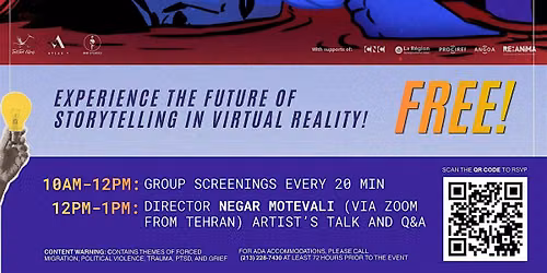 Less than 5 gr of Saffron Screening and Artist Talk