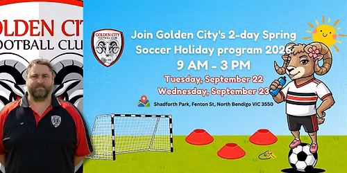Golden City FC Spring Holiday Soccer Program 2026