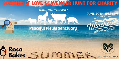Summer Of Love Scavenger Hunt For Charity
