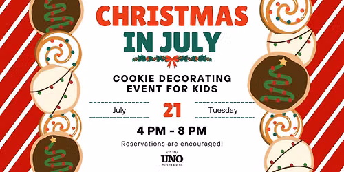 Christmas In July Kids' Cookie Decorating Event