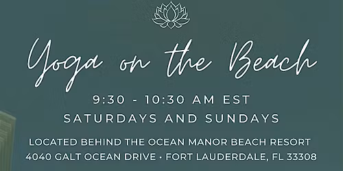 Ocean Manor Beach Yoga