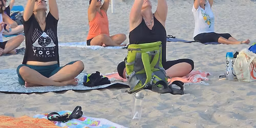 Sunset Beach yoga 