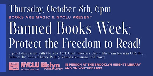 Offsite: Banned Books Week Panel: Protect the Freedom to Read!