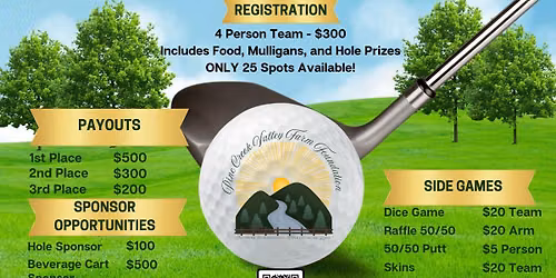PCVFF 2nd Annual Golf Scramble