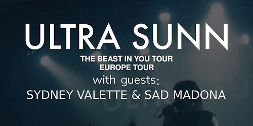Ultra Sunn (be) + Sydney Valette (fr) + Sad Madona (fr) \/ PINK WHALE
